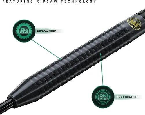 Vista 5 de Winmau Sabotage 90% Tungsten Darts with Prism Flights and Shafts (Stems)