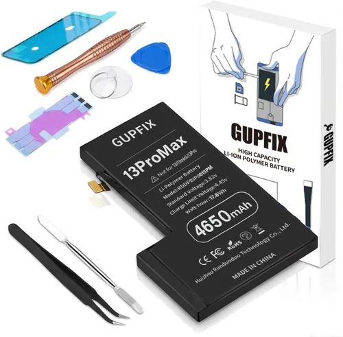 Vista 12 de Batería para iPhone 11, batería recargable de polímero de litio de alta capacidad de 3500 mAh para iPhone 11 con kit de herramientas de extracción