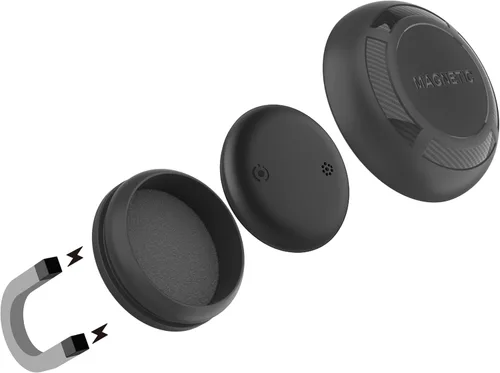 Rastreador GPS para vehículos: Google Find Hub habilitado, sin tarifa mensual, dispositivo de seguimiento magnético oculto impermeable para