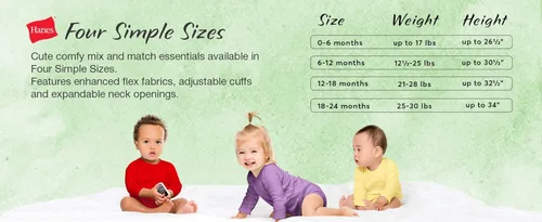 Vista 2 de Hanes Baby Sweatpants Ultimate Flexy Soft Stretch Joggers Boys Girls 3-Pack