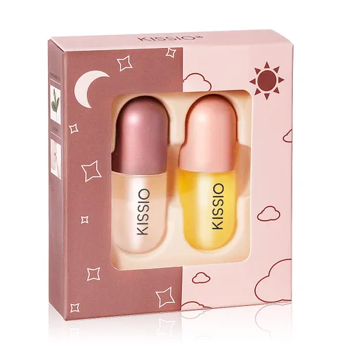 Vista 11 de KISSIO Rellenador de Labios, Lápiz Labial Brillante para Rellenar Labios, Embellecedor de Labios, Suero de Labios con Extractos de Plantas, Lápiz