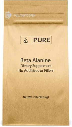 Vista 3 de Pure Original Ingredients Polvo de beta-alanina (1 lb) sin OMG, aminoácido no esencial