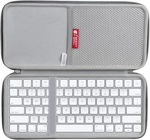 Hermitshell Funda rígida de viaje para Apple Magic Keyboard MLA22LLA (nailon, gris)