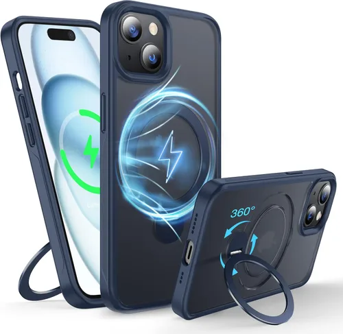 Vista 56 de [NO.1 Magnético] Funda para iPhone X (10)/Xs con carga inalámbrica MagSafe [mate translúcido] [antihuellas] [prueba de caídas de grado militar]