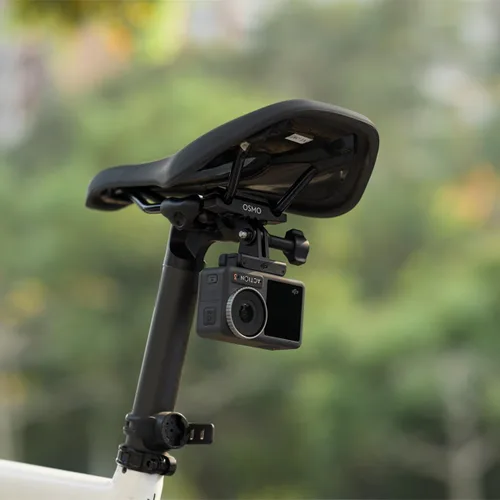 Vista 2 de DJI Osmo Action - Soporte para riel de asiento de bicicleta, compatible con Osmo Action, DJI Action 2, Osmo Action 3, Osmo Action 4, Osmo Action 5