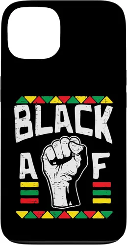 Vista 7 de Black AF Fist Dashiki Kente Pride BLM African American Gift Case for iPhone 17