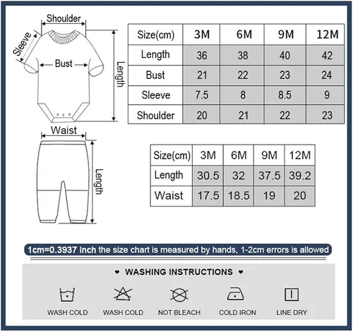Vista 5 de Kiddiezoom Conjunto de ropa unisex de manga corta para bebé recién nacido