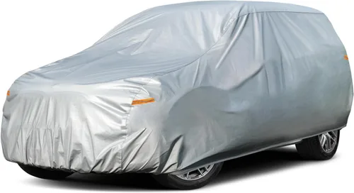 Vista 44 de Kayme - Cubierta impermeable resistente de 7 capas para camioneta, apta para todo clima, protección para exteriores contra lluvia y rayos UV, ajuste