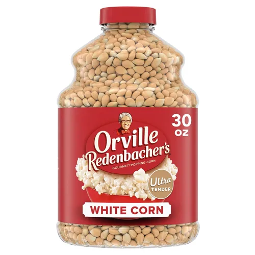 Orville Redenbacher Color Blanco maíz palomitas Frasco de maíz Gourmet 30 oz