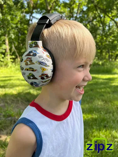 Vista 5 de ZIPZ EarVolution Baby & Toddler Earmuffs for Noise Protection, 0-4 Years USA brand; ANSI-certified, audiologist-recommended hearing protection; fun