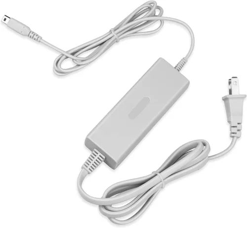 Vista 2 de Wii U Gamepad Charger, WII-U Gamepad AC Adapter Cable de carga para Nintendo Wii U Gamepad Controller