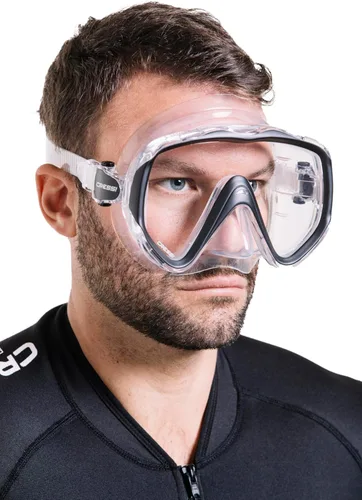 Vista 9 de Cressi Perfect View Scuba Diving, Snorkeling Mask in Pure Comfortable Silicone - Available with Different Panoramic Lenses - Liberty: Designed in