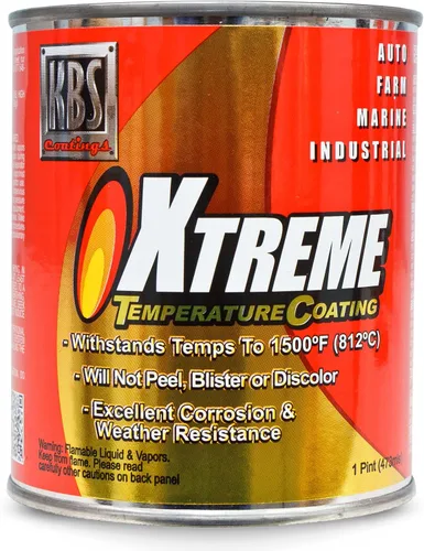 Vista 13 de KBS Coatings 65203 Revestimiento de Aluminio de Temperatura Extrema - 8 fl. oz. Alumino
