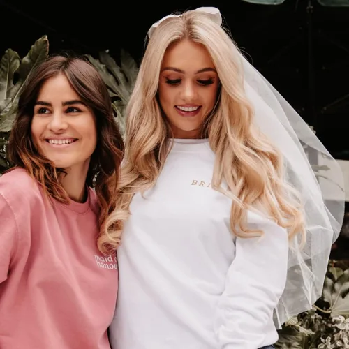 Vista 8 de Velo de despedida de soltera con lazo en blanco - Elegante velo de tul de boda y lazo de satén, Blanco