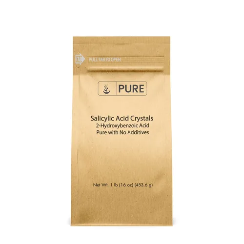 Pure Original Ingredients Cristales de ácido salicílico (1 libra) ácido 2-hidroxibenzoico, siempre puros, sin rellenos ni aditivos