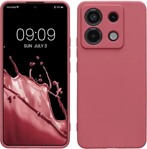Vista 124 de kwmobile Funda compatible con Xiaomi Redmi Note 9S / 9 Pro / 9 Pro Max - Funda protectora de silicona TPU suave y delgada - Negro mate