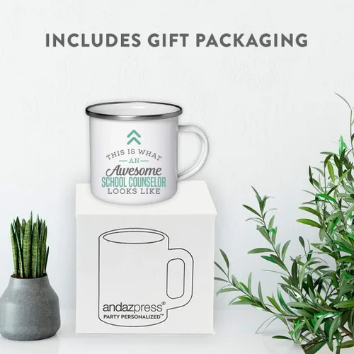 Vista 72 de Andaz Press 11oz. Stainless Steel Campfire Coffee Mug Gift, This is What an Awesome Mentor Looks Like, 1-Pack, Birthday Gift Ideas Coworker Him Her