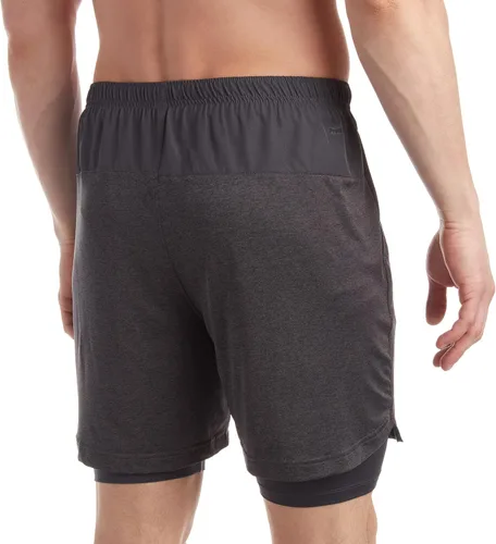 Vista 6 de Spyder Pantalones cortos deportivos para hombre, 2 en 1, con forro de compresión (S-XL)
