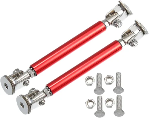 Vista 9 de ACROPIX Barra de sujeción universal de aleación de aluminio ajustable de 3 a 5 pulgadas (2.953 in) para parachoques delantero de coche, barra