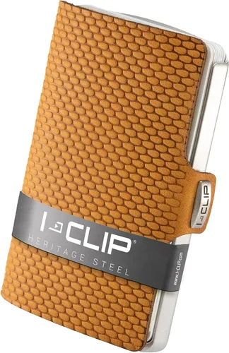 Vista 9 de I-CLIP Acero inoxidable con clip intercambiable - Cartera delgada - Cartera de cuero - Billetera premium - Tarjetero de acero inoxidable