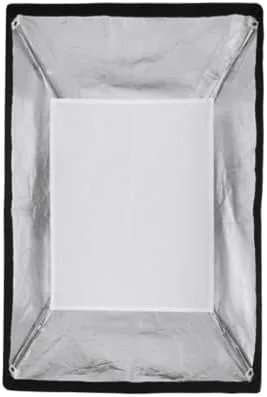 Vista 2 de Buff Caja de luz plegable rectangular de 24" x 36" con Speedring para Paul C. Buff Balcar Mount Flash Heads Caja de luz plegable de 23.6 x 35.4 in