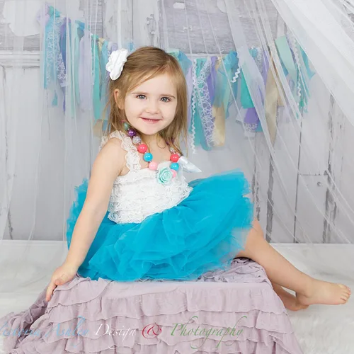Vista 3 de My Lello Little Girls - Falda de tutú de ballet, corta, de 10 capas (4 meses - 3T)
