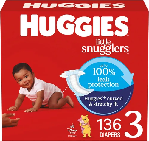 Vista 15 de Huggies Little Snugglers - Pañal para bebé, talla 1, 8 a 14 libras, 34717, 20