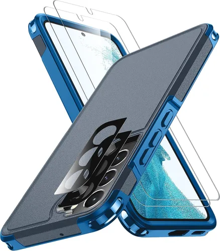 Vista 64 de SPIDERCASE Funda para Samsung Galaxy S22, [protección contra caídas de grado militar de 10 pies], paquete de 2