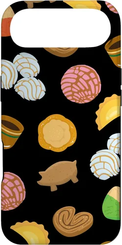 Vista 27 de Conchas Pan Dulce Pattern Black Phone Case Latina Gift Case Case for iPhone 17