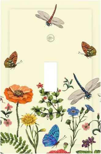 Vista 111 de Placa de pared dúplex de receptáculo de dispositivo de 1 gang de madera envejecida blanca gris con veta de tablón, cubierta de enchufe eléctrico