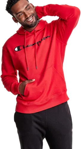 Vista 3 de Champion - Sudadera con capucha Powerblend para hombre, forro de vellón y peso medio