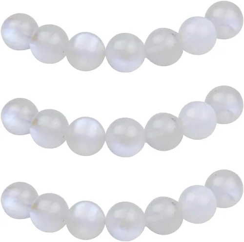 Vista 40 de MJDCB Cuentas de Turquesa Africana Natural Redondas Piedras Sueltas para Hacer Joyas Pulsera Collar Accesorio DIY 15" (4mm)