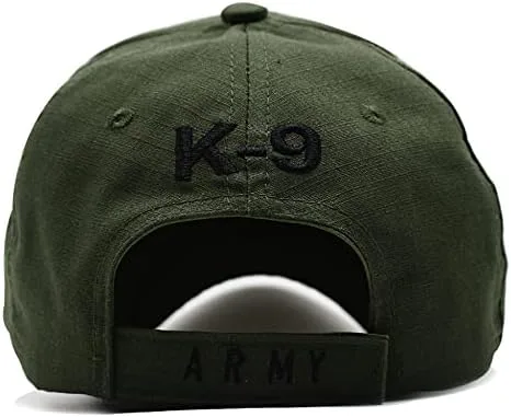 Vista 3 de K-9 - Gorra de béisbol ajustable bordada en 3D para hombre y mujer, diseño de policía