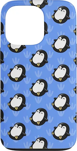 Vista 10 de Penguin Phone Case Gifts Pattern Baby Cute Animal Blue Case for iPhone 17