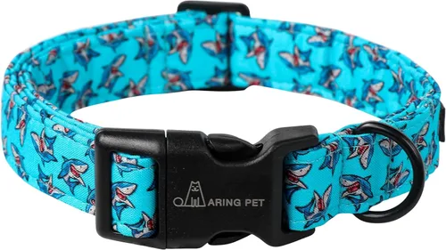 Vista 42 de Aring Pet Collar de algodón, ligero y ajustable, con hebilla de liberación rápida para perros pequeños, medianos y grandes, para cachorros, XS
