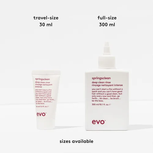 Vista 5 de EVO Champú Springsclean – Limpieza profunda e hidratante suave – Para cabello natural brillante, suave rizado y ondulado
