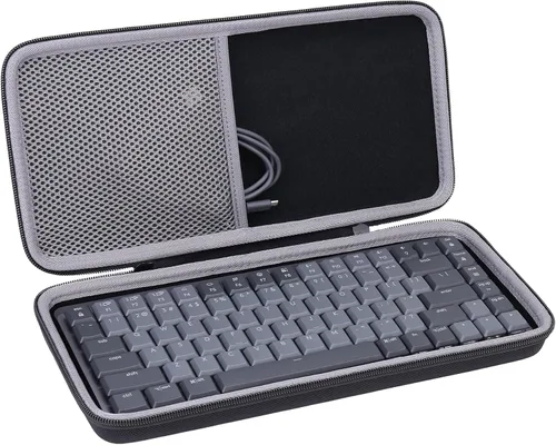 Vista 4 de Aenllosi Estuche rígido compatible con Logitech MX Mecánico Mini Teclado de Rendimiento Iluminado Inalámbrico
