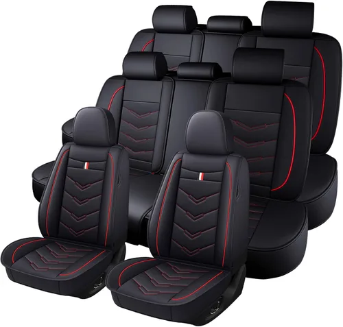 Vista 11 de Funda de asiento de auto para Jeep Wagoneer 2022-2023, duradera, resistente al desgaste, impermeable, funda de asiento deportiva, transpirable, sin