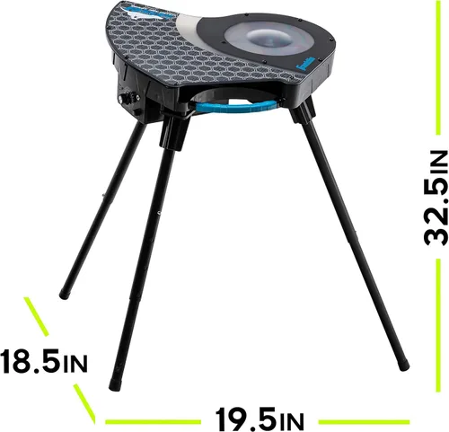 Vista 2 de Franklin Pet Supply Co. - Lanzador automático de discos para perros - Ready Set Fetch - Juguete lanzador portátil para perros - Funciona