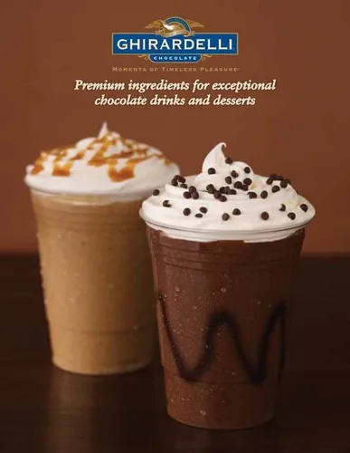 Vista 6 de Ghirardelli Mocha Premium Frappé Mix, lata de 3.12 libras, café añadido (paquete de 2) con By The Cup Scoop