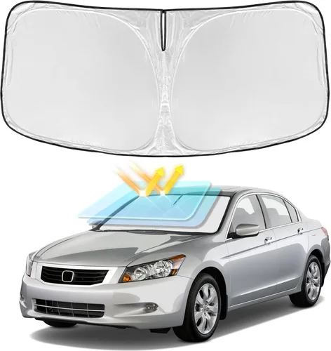 Vista 205 de para Dodge RAM 1500 2019-2024 2025 2026 Parasol Parasol para Parabrisas Cubierta - 4 Capas Parasol para Ventana Delantera para RAM1500 2Puertas