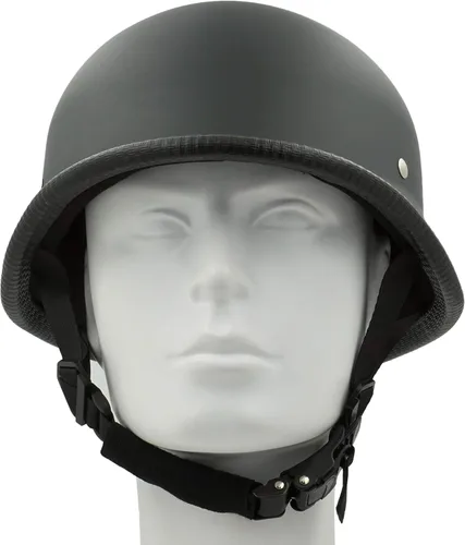 Vista 3 de Clásico Disfraz Carnaval Patín Scooter Skull Cap Novedad Alemán OSFM Flat Negro