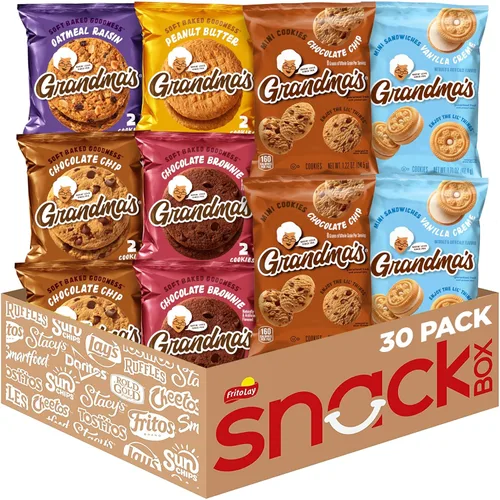Grandma's - Galletas, paquete de variedad, (paquete de 30)