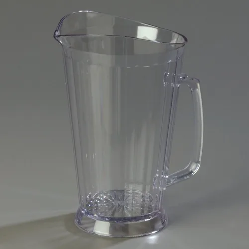 Vista 7 de Carlisle FoodService Products Crystalite - Jarra alta redondeada para restaurantes, catering, cocinas, plástico, 60 onzas, transparente