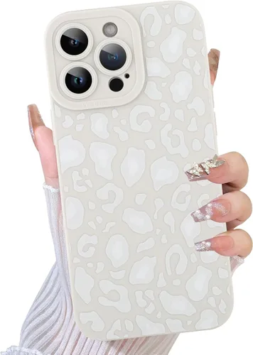 Vista 53 de TEAUGHT Compatible con iPhone 11 Funda con patrón lindo estampado de leopardo negro guepardo + protector de pantalla a prueba de golpes, funda