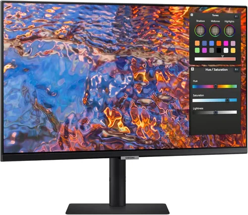 Vista 18 de Samsung Monitor de computadora ViewFinity S80PB Series UHD de 27 pulgadas, DCI-P3 98%, VESA DisplayHDR 400, panel IPS, pantalla mate, USB-C