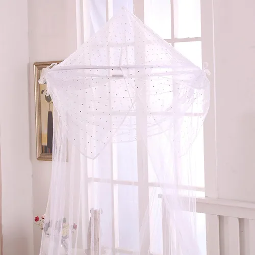 Vista 4 de Cotton Loft Raisinette - Toldo de cama plegable para niños, tamaño único, color azul