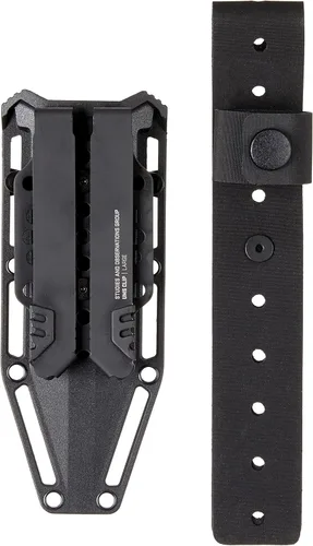 Vista 4 de SOG Recondo FX Partially Serrated Fixed-Blade Tactical Duty Knife Full-Tang CRYO 440C Stainless Steel Blade Rubberized Grip