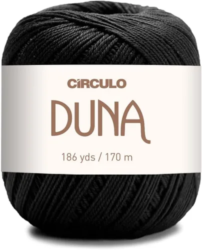 Vista 11 de Círculo Hilo Duna – 186 yardas, 3.52 onzas – Hilo DK de peinado ligero – 100% algodón virgen brasileño mercerizado, perfecto para tejer y hacer