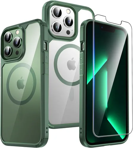 Vista 132 de TAURI Funda para iPhone 17, antiamarilleamiento con protector de pantalla, protección de grado militar, a prueba de golpes, delgada para iPhone 17